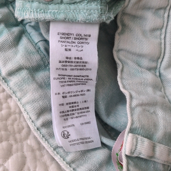 Bonpoint Girls Denim Shorts - Picture 8 of 8